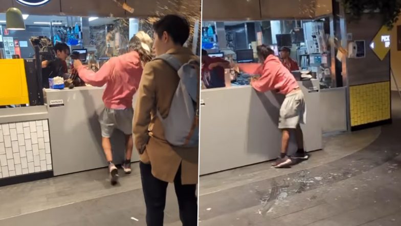 McDonald&rsquo;s Workers and Customer Engage in Ugly Fight: मैकडॉनल्ड्स के कर्मचारी और ग्राहक आपस में भिड़े, एक-दूसरे पर ड्रिंक फेंकी