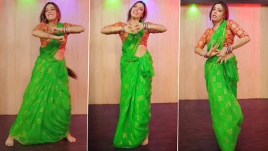 Women Dance Video: महिला ने साड़ी में 'ससुराल गेंदा फूल' गाने पर किया जबरदस्त डांस, देखें वीडियो