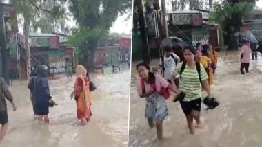 Rain Lashes in Assam: लगातार बारिश के कारण बक्सा जिले के बारामा शहर के कई इलाकों में जलजमाव, बनी बाढ़ जैसी स्थिति