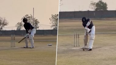 Cheteshwar Pujara Practice Video: टेस्ट टीम में वापसी की तैयारी में जुटे चेतेश्वर पुजारा, नेट्स में जमकर बहाया पसीना; देखें वीडियो