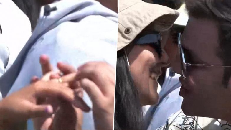 `She Said YES`: WTC फाइनल मैच के दौरान लड़के ने गर्लफ्रेंड को किया प्रपोज, अंगूठी पहनाकर किया प्यार का इजहार