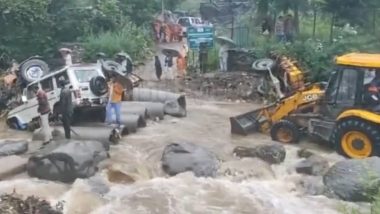 Himachal Pradesh Rain: कुल्लू में बारिश का तांडव, जलस्तर बढ़ने से पानी में बहे कई वाहन, देखें वीडियो