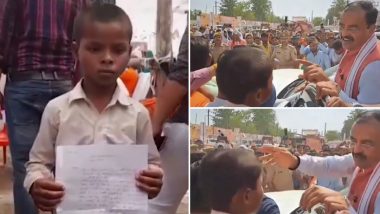 VIDEO: डिप्टी सीएम केशव प्रसाद मौर्य से 8 वर्षीय बच्चे की गुहार, कहा- 'पिता दारू पीते हैं, घर और पूरा खेत बेच दिया', किराए के मकान पर रहना पड़ रहा