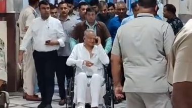 CM Ashok Gehlot Injured: सीएम अशोक गहलोत के दोनों पैर की उंगलियों में फ्रैक्चर, व्हील चेयर पर आए नजर