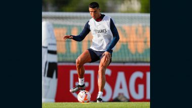 Cristiano Ronaldo Trains For UEFA Euro 2024 Qualifiers: पुर्तगाल बनाम बोस्निया और हर्जेगोविना यूईएफए यूरो 2024 क्वालीफायर से पहले क्रिस्टियानो रोनाल्डो ने की  कड़ी मेहनत, देखें ट्रेनिंग की तस्वीर