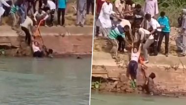 Indian Army Soldier Saves Drowning Girl: भारतीय सेना के जवान को सलाम, नहर में डूबती लड़की को बचाने के लिए लगाईं छलांग, बची जान