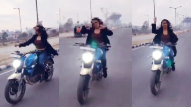 Girl Stunt Video Viral: बाइक पर लड़की ने किया स्टंट, गढ़वाली गाने पर दिखा रही थी अदाएं, पुलिस ने सीज किया वाहन