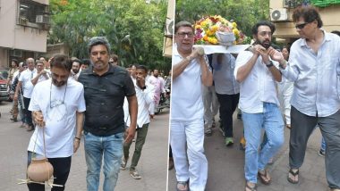 Gufi Paintal Funeral Pics: पंच तत्व में विलीन हुए महाभारत के 'शकुनी मामा' गूफी पेंटल, एंटरटेनमेंट इंडस्ट्री में छाई शोक की लहर (View Pics)