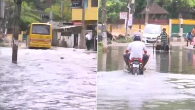 Heavy Rains in Guwahati: गुवाहाटी में भारी बारिश के बाद शहर में जलभराव, सड़क पर चलने वालों की बढ़ी दिक्कत- वीडियो