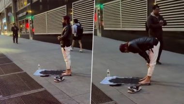 Mohammad Rizwan Offers Namaz on A Street in USA: पाकिस्तान के क्रिकेटर मोहम्मद रिजवान ने अमेरिका की एक सड़क पर पढ़ी नमाज, वीडियो वायरल