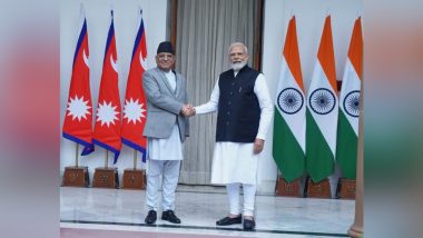PM मोदी से मिले नेपाली पीएम प्रचंड, Integrated Check Post का हुआ शिलान्यास, एनर्जी सेक्टर पर भी होगी बात