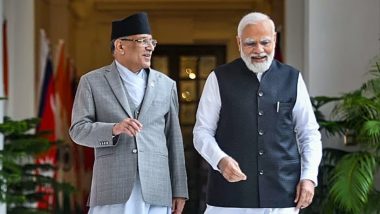Nepal PM In India: नेपाल के पीएम 'प्रचंड' ने प्रधानमंत्री मोदी से सीमा मुद्दों को हल करने की अपील की
