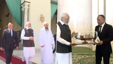 Egypt-PM Modi In Al-Hakim Mosque: पीएम मोदी पहुंचे काहिरा के ऐतिहासिक अल-हकीम मस्जिद, लोगों से की मुलाक़ात (Watch Video)
