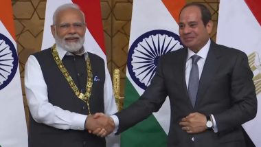 PM Modi in Egypt: पीएम मोदी को मिला मिस्र का सर्वोच्च सम्मान, राष्ट्रपति सिसी ने 'Order Of The Nile' अवार्ड से सम्मानित किया, देखें वीडियो