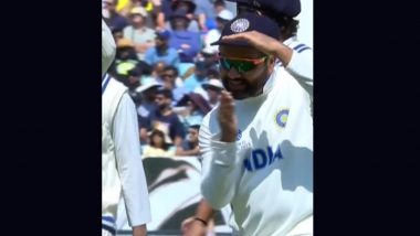 Rohit Sharma Confuses Umpire: डब्ल्यूटीसी फाइनल के दूसरे दिन रोहित शर्मा ने अंपायर को किया कंफ्यूज, रिव्यु लेने का नाटक करने के लिए मजाकिया रिएक्शन वायरल, देखें वीडियो