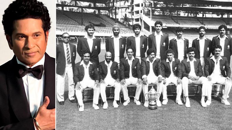 &lsquo;Changed Indian Cricket As Well as My Life Forever..&rsquo; सचिन तेंदुलकर ने भारत के प्रथम क्रिकेट विश्व कप खिताब जीत की 40वीं&nbsp;अनिवेर्सरी&nbsp;पर 1983 सितारों को दी ट्रिब्यूट