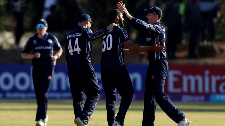 SCO vs WI, ICC World Cup 2023 Qualifier Live Streaming: आईसीसी विश्व कप क्वालीफायर के सुपर सिक्स में आज स्कॉटलैंड से भिड़ेगी वेस्टइंडीज क्रिकेट टीम, जानें कब कहां और कैसे देखें लाइव एक्शन