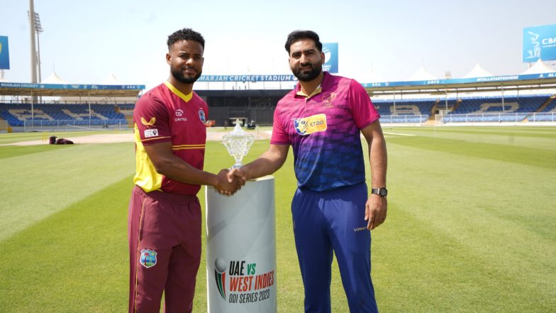 UAE vs WI 1st ODI 2023 Live Streaming In India: संयुक्त अरब अमीरात&nbsp;और वेस्ट इंडीज के बीच आज शाम में खेला जाएगा पहला वनडे, जानें कब-कहां और कैसे देखें&nbsp;मैच का&nbsp;लाइव स्ट्रीमिंग और टेलीकास्ट