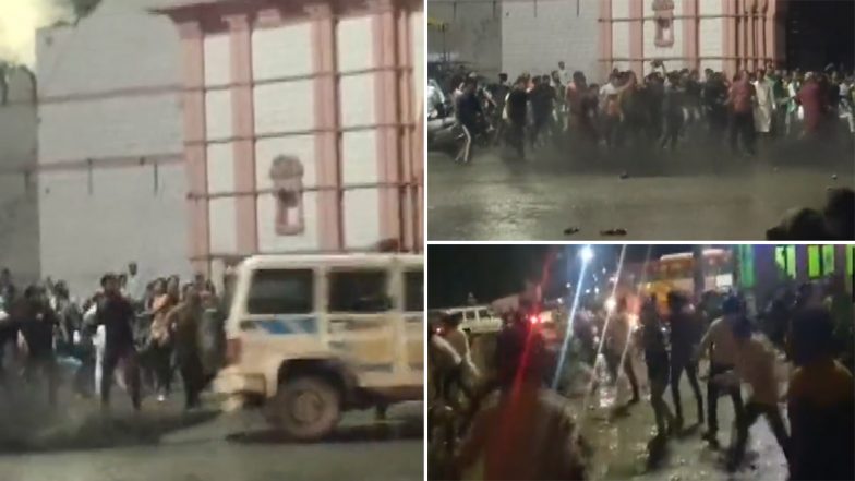 Junagadh Violence: गुजरात के जूनागढ़ में दरगाह गिराने के नोटिस पर भड़की हिंसा, उपद्रवियों ने पुलिस पर किया पथराव, 174 लोग हिरासत में लिए गए  (Watch Video)