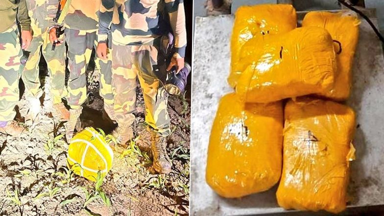 Punjab: भारतीय सीमा में फिर घुसा पाकिस्तानी ड्रोन, BSF ने अमृतसर में जब्त की 5 किलो से ज्यादा हेरोइन