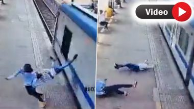 VIDEO: मुंबई में ट्रेन ने युवक को मारी टक्कर, कैमरे के सामने हुई मौत, वीडियो देखकर खड़े हो जाए रोंगटे
