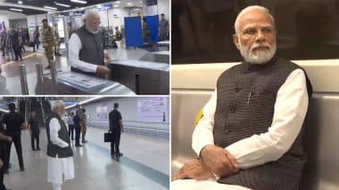 PM Modi Takes Delhi Metro Ride Video: दिल्ली में सवार हुए पीएम मोदी, DU के शताब्दी समारोह में होंगे शामिल