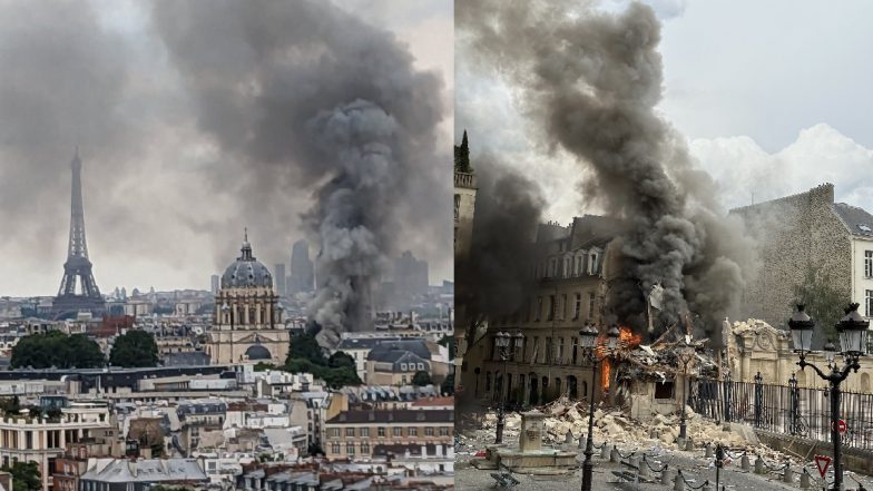Paris Explosion Video: फ्रांस के पेरिस में बड़ा धमाका, कई इमारतों में लगी आग, कई KM दूर से दिखा धुएं का गुब्बार