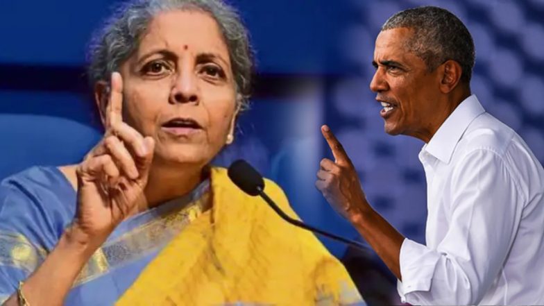 Nirmala Sitharaman On Obama: ओबामा के समय 6 मुस्लिम देशों में 26000 बम गिराए गए, निर्मला सीतारमण का पलटवार