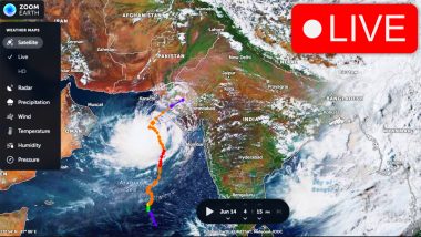 Cyclone Biparjoy Live Tracker: 165 KM की रफ्तार से गुजरात की ओर बढ़ रहा बिपरजॉय, लाइव ट्रैकर में देखें मूवमेंट-लोकेशन