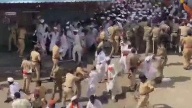 Maharashtra: पुणे में मदिंर के सामने पुलिस और ‘वरकरी’ के बीच बहस, विपक्ष ने लाठीचार्ज का किया दावा, देखें VIDEO