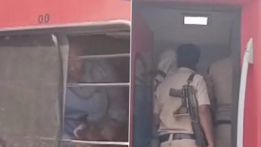 Sealdah-Ajmer Express Caught Fire: सियालदह से अजमेर जा रही एक्सप्रेस ट्रेन में लगी आग, यात्रियों में मचा हड़कंप (Watch Video)