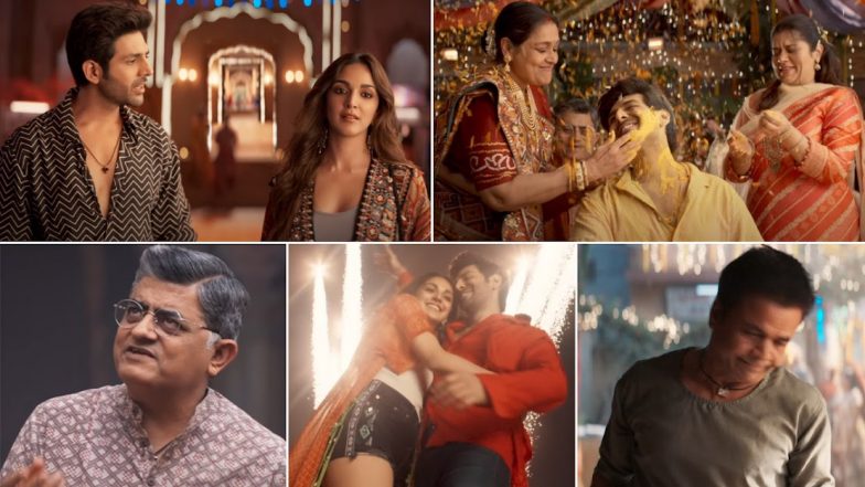 Satyaprem Ki Katha Trailer: Kartik Aaryan-Kiara Advani स्टारर 'सत्यप्रेम की कथा' का ट्रेलर हुआ रिलीज, 29 जून को सिनेमाघरों में रिलीज होगी यह रोमांटिक लव स्टोरी (Watch Video)