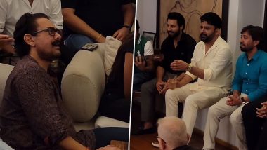 Aamir Khan and Kapil Sharma Party Video: आमिर खान के घर में हुई पार्टी में कपिल शर्मा ने गाया 'थोड़ी  सी जो पी ली है' गाना, देखिए पार्टी का वीडियो (Watch Video)