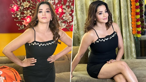 ब्लैक बॉडीकॉन ड्रेस में भोजपुरी एक्ट्रेस Monalisa ने बिखेरा जलवा, इंस्टाग्राम पर शेयर की दिलकश तस्वीरें (View Pics)