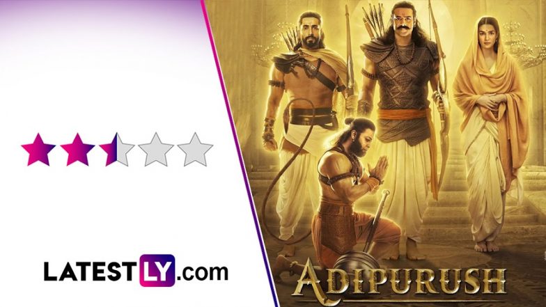 Adipurush Review: Prabhas और Kriti Sanon की एक्टिंग करती है प्रभावित, बचकाने डायलॉग और बेजान वीएफएक्स बनाता है फिल्म को बोझिल 