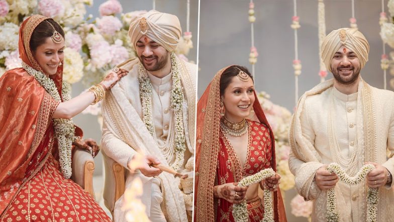 Karan Deol ties the knot with Disha Acharya: शादी के बंधन में बंधे सनी देओल के बेटे करण देओल, एक्टर ने लोगों से मिले प्यार और आशिर्वाद  के लिए जताया आभार (View Pics)