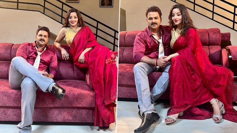 भोजपुरी अभिनेत्री Monalisa और Pawan Singh लंबे अरसे बाद आए एक साथ, एक्ट्रेस ने खुशी जाहिर करते हुए शेयर की तस्वीरें (View Pics)