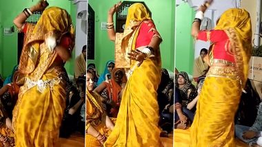 Desi Bhabhi Dance: देसी भाभी ने पीली साड़ी में किया कमरतोड़ डांस, अपने ठुमके से लगाई आग