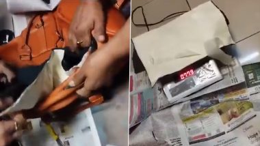 मुंबई हवाई अड्डे के कस्टम विभाग ने एक विदेशी नागरिक से 12.98 करोड़ रुपये मूल्य की कोकीन जब्त की, देखें वीडियो