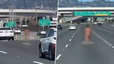 Nude Woman On Road: कार से बाहर निकलकर न्यूड महिला ने व्यस्त कैलिफोर्निया शहर में की गोलीबारी, देखें वीडियो