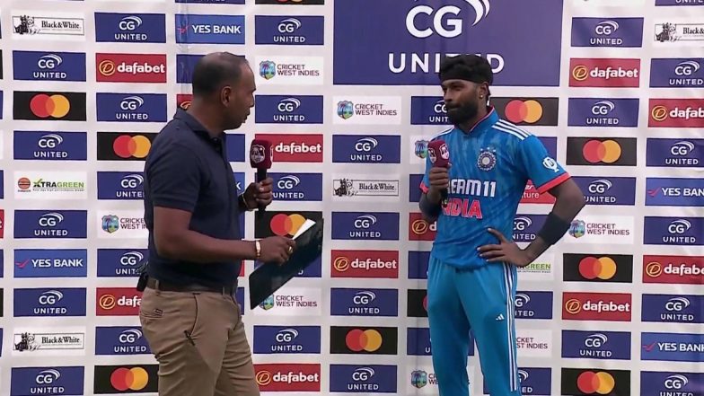 Hardik Pandya Fifty: वेस्टइंडीज के खिलाफ तीसरे वनडे में हार्दिक पांड्या ने लगाया अपना नौवां अर्धशतक, टीम के लिए खेली कप्तानी पारी