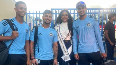 Miss World Trinidad & Tobago Meets Indian Cricketer: ईशान किशन, शुभमन गिल और यशस्वी जायसवाल से मिली मिस वर्ल्ड त्रिनिदाद और टोबैगो एचे अब्राहम, इंस्टाग्राम पर शेयर किया पोस्ट, देखें तस्वीर