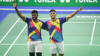 China Masters 2023: चीन मास्टर्स के सेमीफाइनल में पहुंचे सात्विकसाईराज रंकीरेड्डी और चिराग शेट्टी की जोड़ी, एचएस प्रणय टूर्नामेंट से हुए बाहर