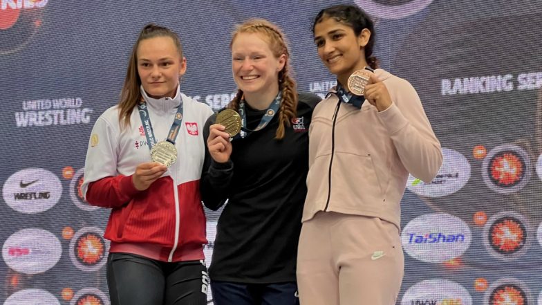 Sangeeta Phogat Wins Bronze Medal: पहलवान संगीता फोगाट ने जीता कांस्य पदक, ट्वीट कर बधाई देने वालों का शुक्रिया अदा किया