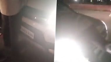 Noida Hit-and-Drag Video: दुर्घटना से गुस्साए व्यक्ति ने युवक को कार के बोनट पर सीधे 300 मीटर तक घसीटा