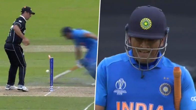 MS Dhoni Run-Out: आज ही के दिन करोड़ो भारतीय फैंस का दिल टुटा था, जब धोनी हुए थे रन आउट, देखें वीडियो