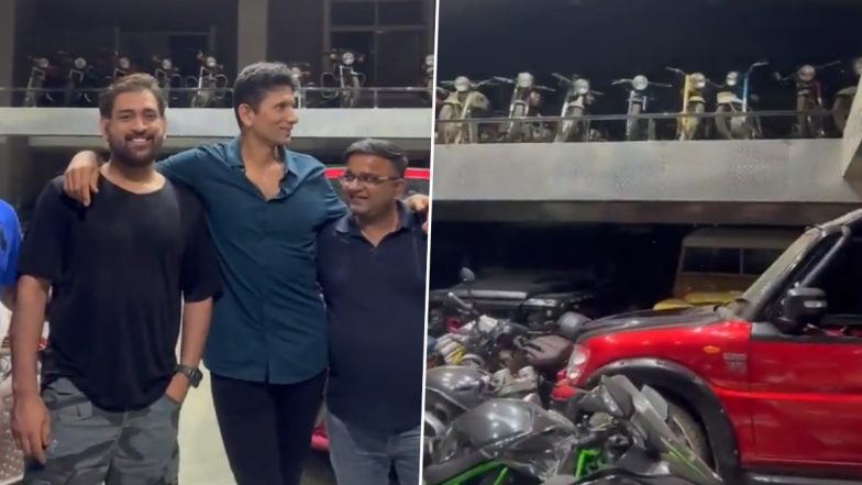 MS Dhoni Bike Collection Video: एमएस धोनी के बाइक कलेक्शन को देख हैरान रह गए वेंकटेश प्रसाद, कहा- बाइक शोरूम हो सकता है ये