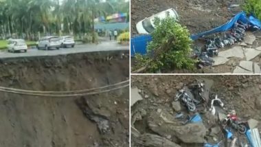 Mumbai Road Collapsed: चूनाभट्टी में ईस्टर्न एक्सप्रेस हाईवे पर सड़क का एक हिस्सा ढहा, कई कार और बाइक छतिग्रस्त