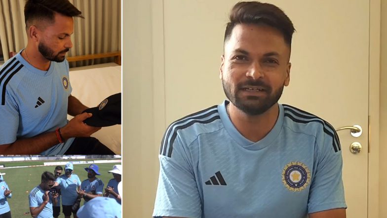 Mukesh Kumar Emotional Video: डेब्यू कैप मिलने पर भावुक हुए मुकेश कुमार, कॉल पर माँ से कही ये बात, देखें वीडियो