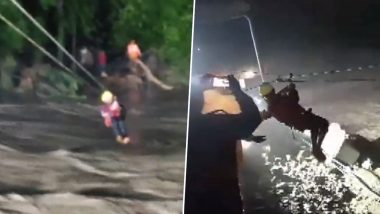 Video: NDRF की टीम ने आधी रात को मंडी जिले के नगवैन गांव के पास ब्यास नदी में फंसे 6 लोगों को बचाया, देखें वीडियो